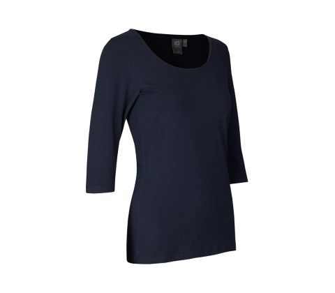 Stretch T-shirt | ¾ ærmet | dame