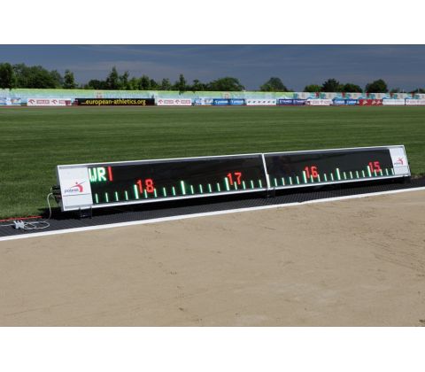 LED DISTANCE INDICATOR FOR LONG AND TRIPLE JUMP