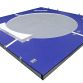 PORTABLE SHOT PUT THROWING CIRCLE WITH TOE BOARD