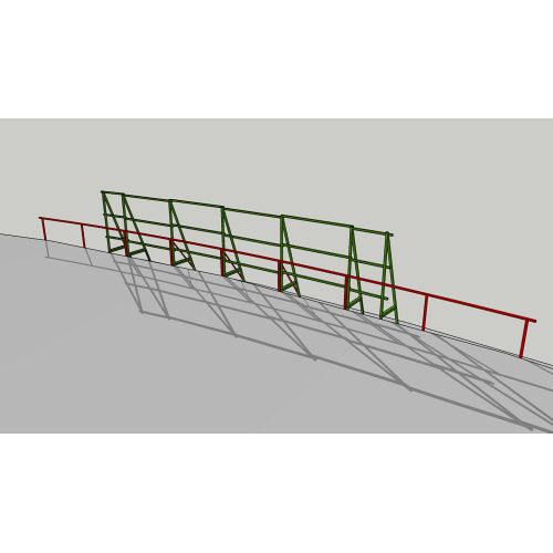 SUPPORTING STEEL FRAME 5 X 2 X 1 M
