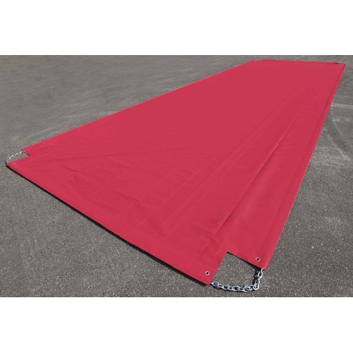FULL PVC RED COVER, 1 SQM