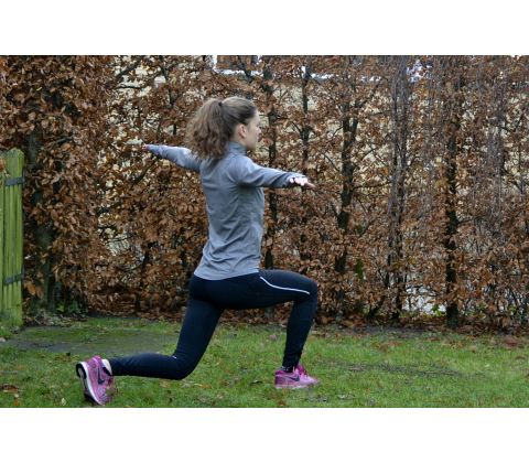 Tilbud løbetøj med tights og løbetrøje dame