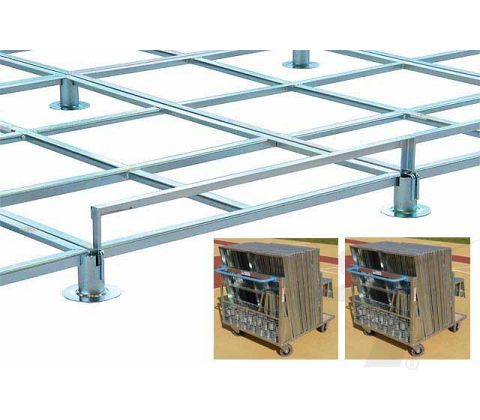 MODULAR GRID PLATFORM WITH TWO CARTS