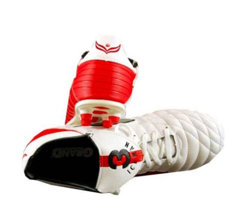 Billige fodboldstøvler - Icemann  rød/hvid  