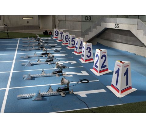 Banemarkører til atletik - Få et tilbud