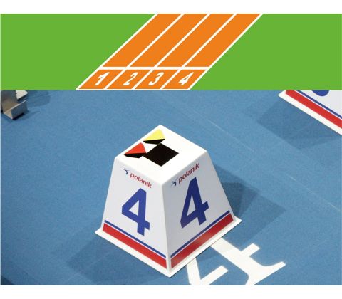 Banemarkører 4 stk i et sæt - Få et tilbud