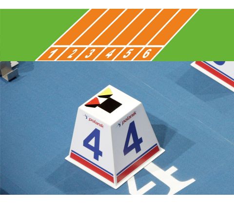 Banemarkører - sæt med 6 stk - Få et tilbud