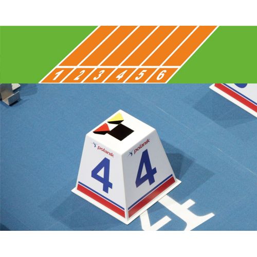 Banemarkører - sæt med 6 stk - Få et tilbud