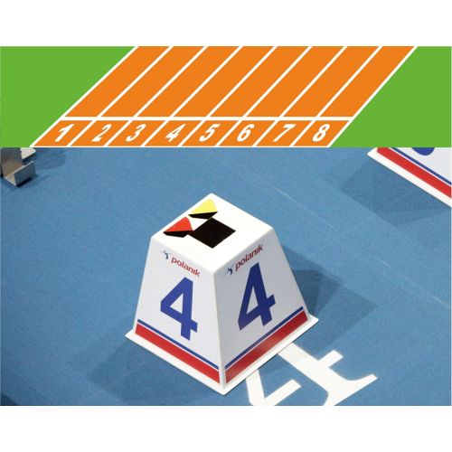  Banemarkører - sæt med 8 stk - Få et tilbud