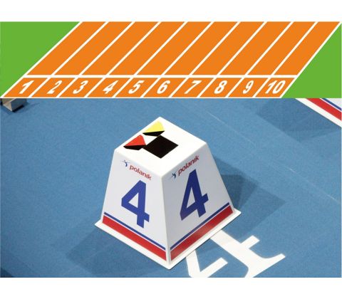 Banemarkører - 10 stk i et sæt - Få et tilbud