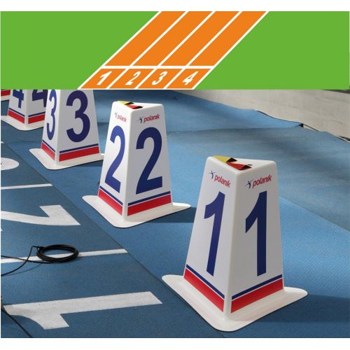 Banemarkører sæt med 4 stk - Få et tilbud