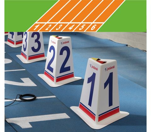 Banemarkører - sæt med 6 stk - Få et tilbud