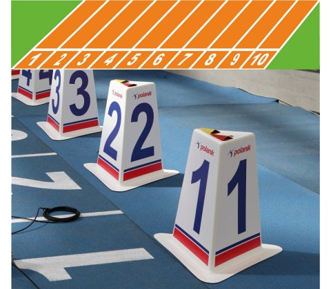 Banemarkører - 10 stk i et sæt - Få et tilbud