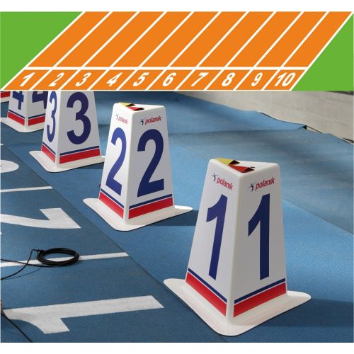 Banemarkører - 10 stk i et sæt - Få et tilbud