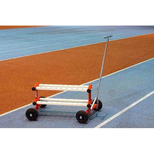 Stativ til spyd til spydkast med hjul