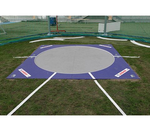 PORTABLE DISCUS THROWING CIRCLE
