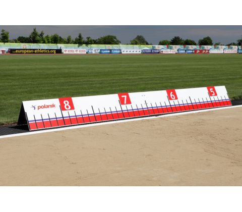 ADJUSTABLE ALUMINIUM DISTANCE INDICATOR WITH NUMBERS FROM 4 TO 18