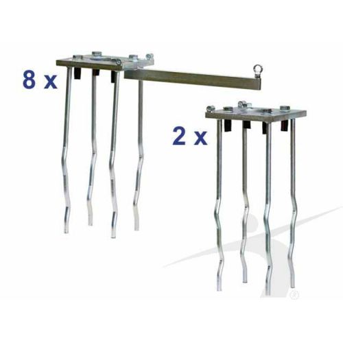 GROUND ANCHORS SET FOR THE CAGE KLM-7/10-A