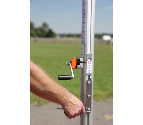 POLE VAULT FOLDABLE CLUB STANDS WITH ELECTRONIC READOUT