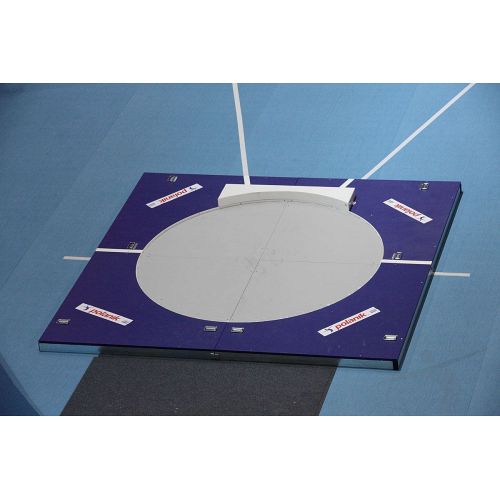 PORTABLE SHOT PUT THROWING CIRCLE WITH TOE BOARD
