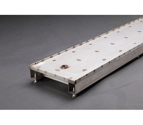 STAINLESS STEEL COVER WITH EDGES FOR COMPETITION TAKE-OFF BOARDS