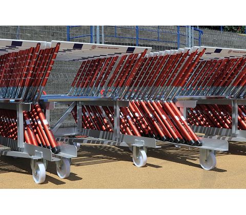 Hækkevogn til konkurrencehække fra Polanik