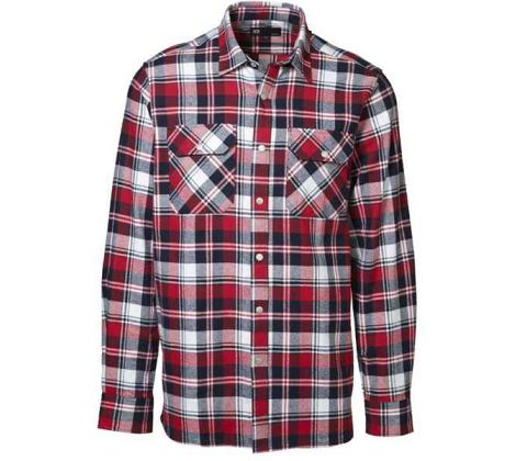 Skovmandskjorte rød