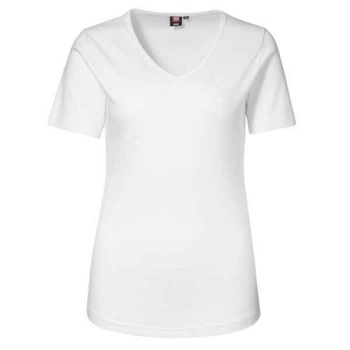 T-shirt - Køb kortærmet t-shirt med v hals ID0506